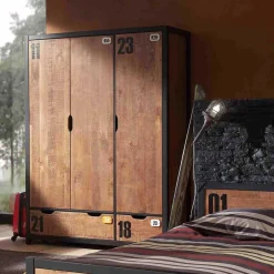 Wohnen Kinderzimmer Komplett*Jugendzimmermöbel Komplettset - Krefos (dreiteilig)