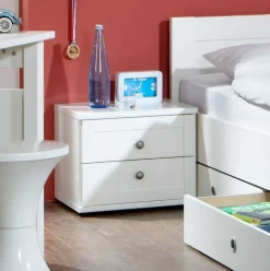 Wohnen Kindermöbel|Jugendzimmer Komplett*Jugendzimmermöbel Masculino in Weiß Set (sechsteilig)