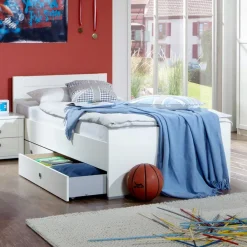 Wohnen Kindermöbel|Jugendzimmer Komplett*Jugendzimmermöbel Masculino in Weiß Set (sechsteilig)