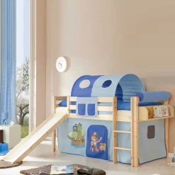 Wohnen Kinderbetten*Jungen Hochbett Ongo im Piraten Design