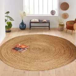 Wohnen Teppiche*Jute Teppich in Rund - Uliano