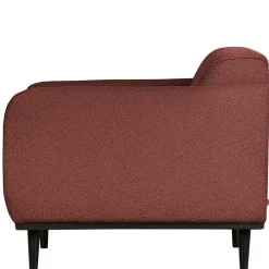 Wohnen Kastanienfarbener Boucle Polstersessel mit Federkern - Asmatio