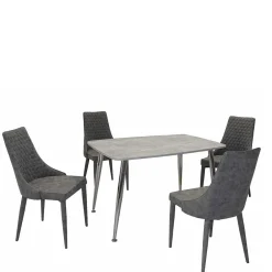 Wohnen Küche & Esszimmer Sitzgruppe Set - Grasilla (fünfteilig)