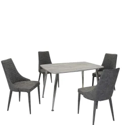 Wohnen Küche & Esszimmer Sitzgruppe Set - Grasilla (fünfteilig)