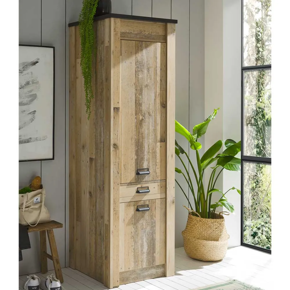 Wohnen Küche Hochschrank in verwitterter Holzoptik - Garisa