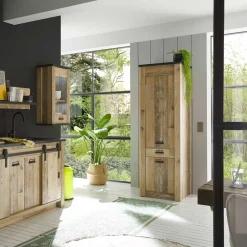 Wohnen Küche Hochschrank in verwitterter Holzoptik - Garisa