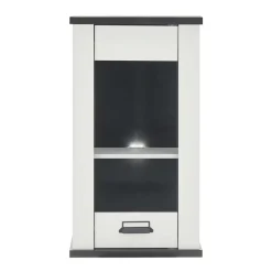 Wohnen Küchenschränke*Küche Oberschrank in Weiß & Anthrazit - Eture