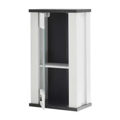 Wohnen Küchenschränke*Küche Oberschrank in Weiß & Anthrazit - Eture