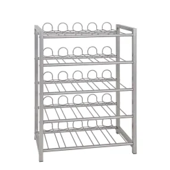 Wohnen Graue Möbel|Küchenregale*Küchen Flaschenregal Praki aus Stahlrohr