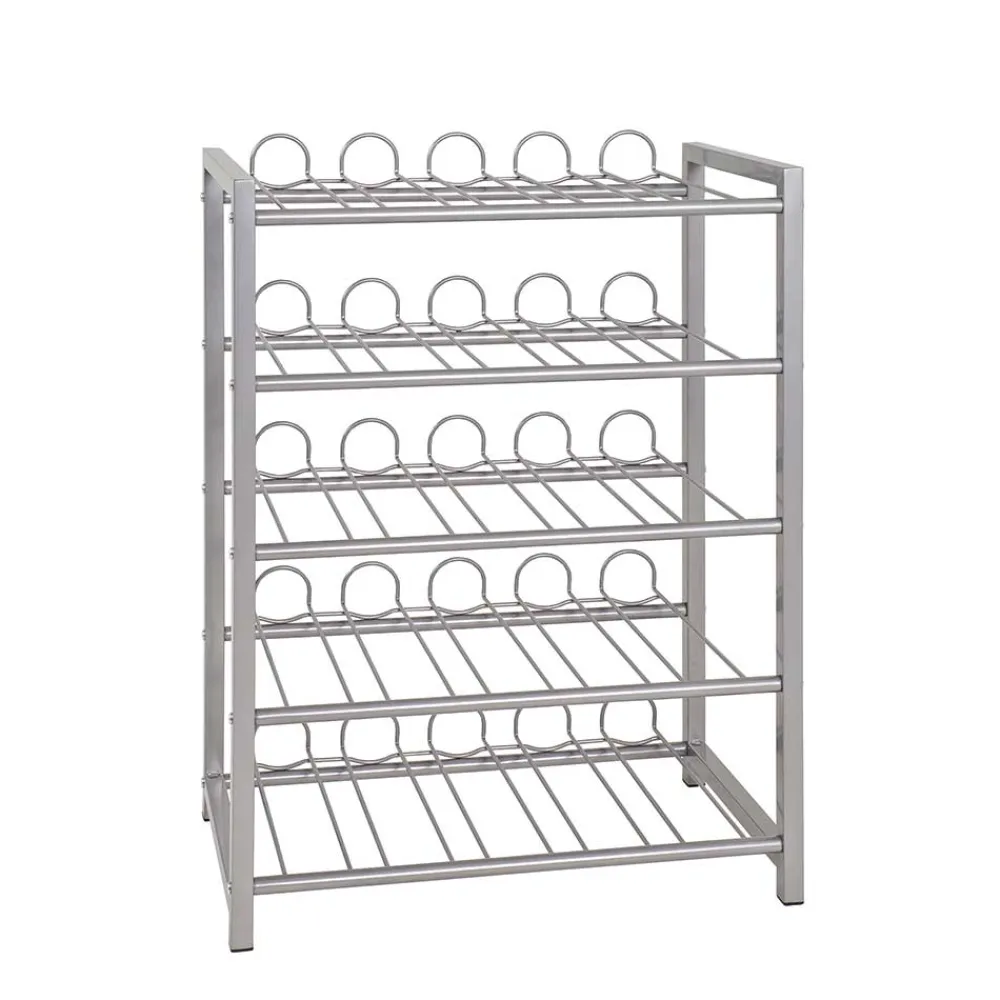 Wohnen Graue Möbel|Küchenregale*Küchen Flaschenregal Praki aus Stahlrohr