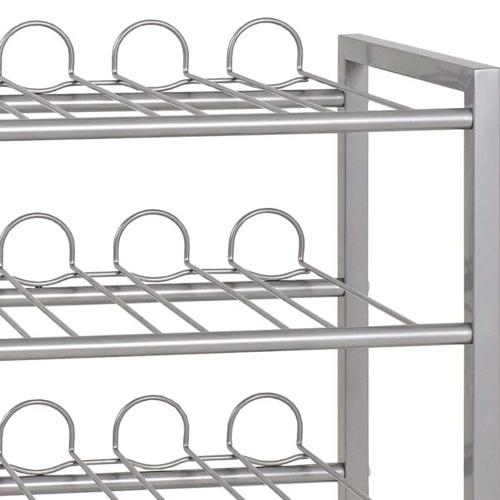 Wohnen Graue Möbel|Küchenregale*Küchen Flaschenregal Praki aus Stahlrohr