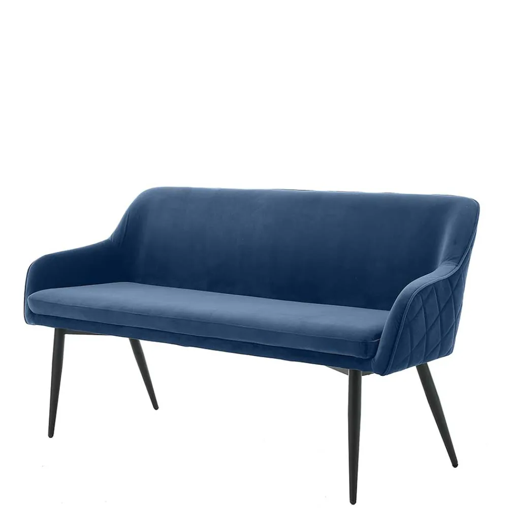 Wohnen Schwarze Möbel|Küchenbänke*Küchenbank in Blau mit Schwarz - Zarcon