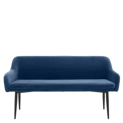 Wohnen Schwarze Möbel|Küchenbänke*Küchenbank in Blau mit Schwarz - Zarcon