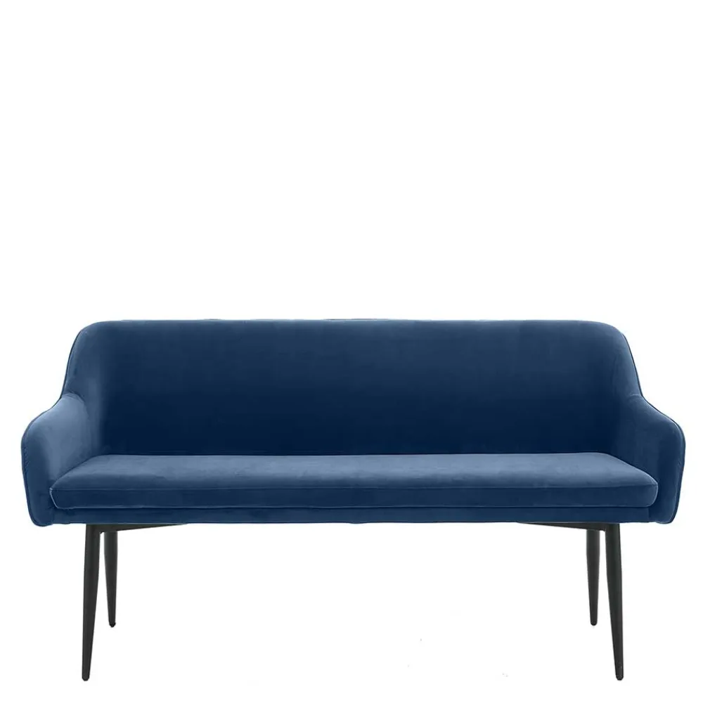 Wohnen Schwarze Möbel|Küchenbänke*Küchenbank in Blau mit Schwarz - Zarcon