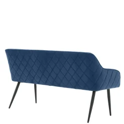 Wohnen Schwarze Möbel|Küchenbänke*Küchenbank in Blau mit Schwarz - Zarcon