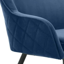 Wohnen Schwarze Möbel|Küchenbänke*Küchenbank in Blau mit Schwarz - Zarcon