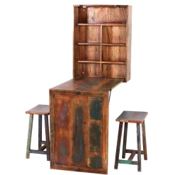 Wohnen Küchenbar ausklappbar im Shabby Chic - Jamaica (dreiteilig)