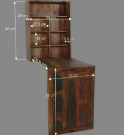 Wohnen Küchenbar ausklappbar im Shabby Chic - Jamaica (dreiteilig)