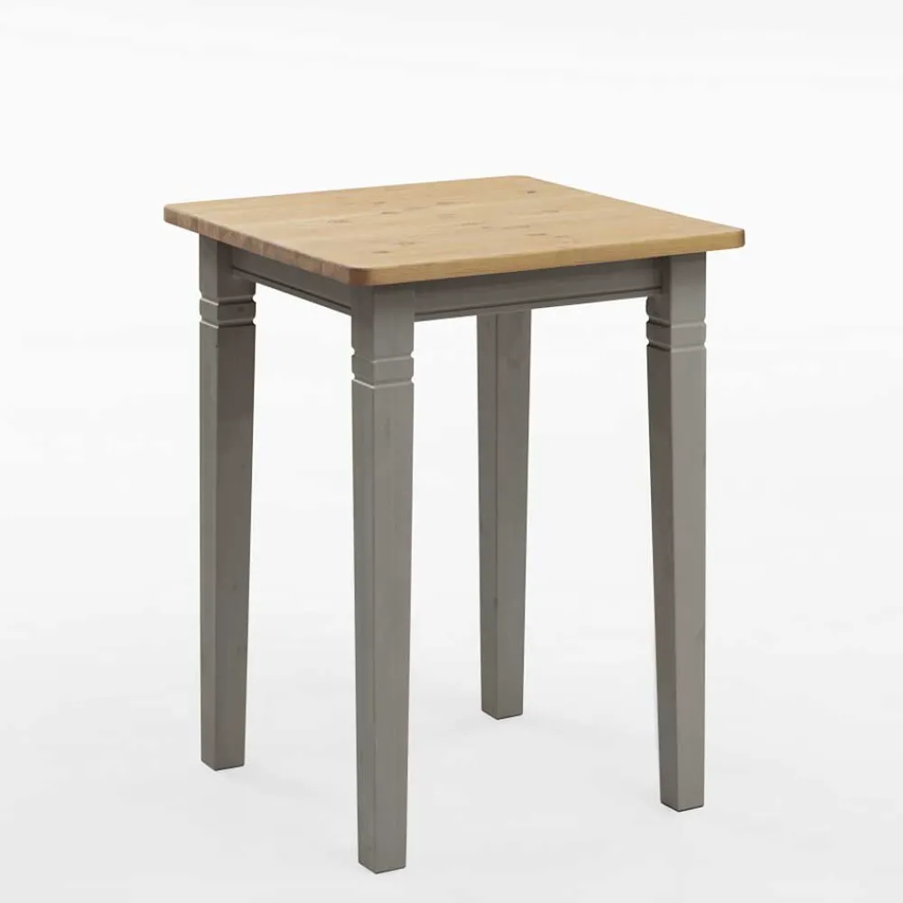 Wohnen Küchenbartisch Jytte in Grau Kiefer massiv