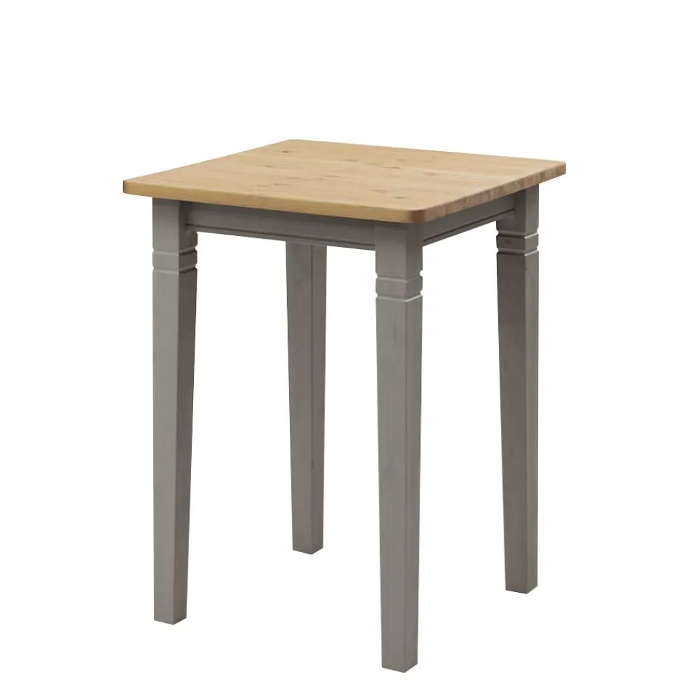 Wohnen Küchenbartisch Jytte in Grau Kiefer massiv