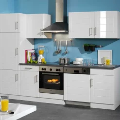 Wohnen Küchenblock Flemingo in Weiß (sechsteilig)