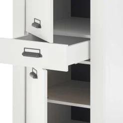 Wohnen Küchenblock in Weiß mit Grau - Eture (dreiteilig)