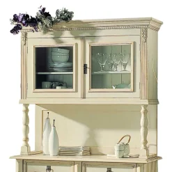 Wohnen Kommoden|Esszimmer-Vitrinen*Küchenbuffet Francis in Antikweiß