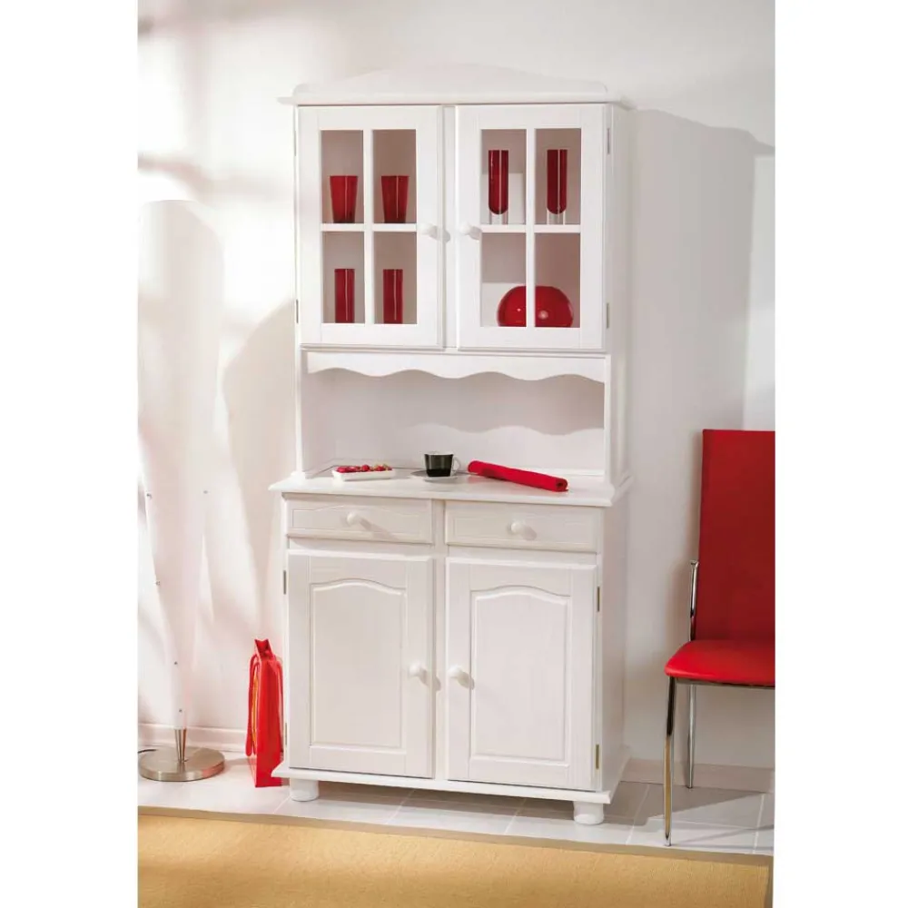 Wohnen Kommoden|Vitrinen*Küchen-Buffetschrank Nanini in Weiß