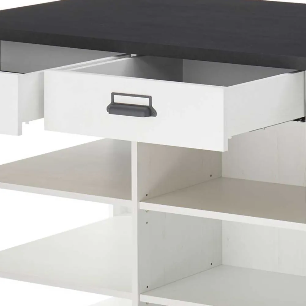 Wohnen Kücheneinrichtung mit Insel - Eture (siebenteilig)