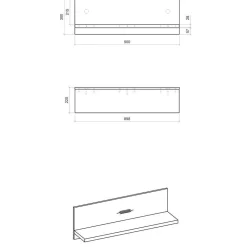 Wohnen Kücheneinrichtung mit Insel - Eture (siebenteilig)