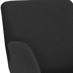 Wohnen Schwarze Möbel|Graue Möbel*Küchenhocker mit Lehne & Armlehnen - Solino