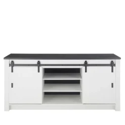 Wohnen Küchenmöbel Kombination in Weiß Grau - Eture (dreiteilig)