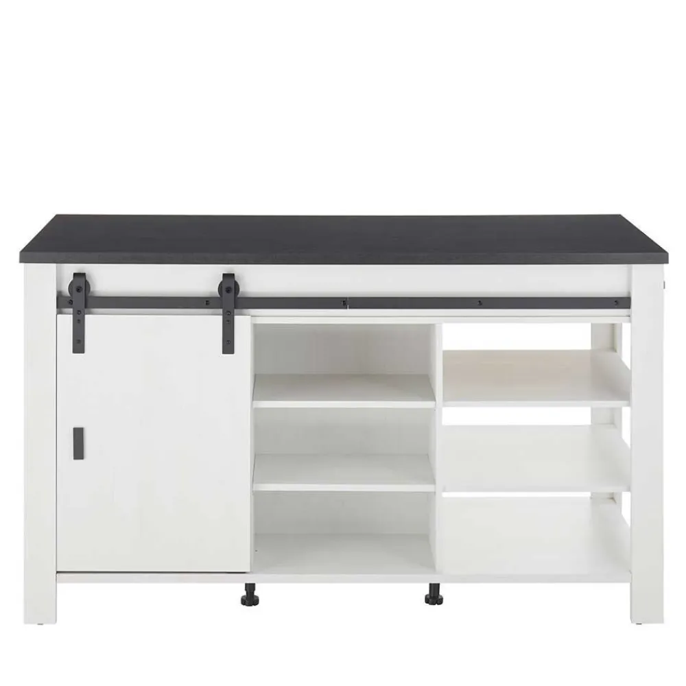 Wohnen Küchenmöbel mit Insel Set - Eture (fünfteilig)