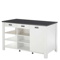 Wohnen Küchenmöbel mit Insel Set - Eture (fünfteilig)