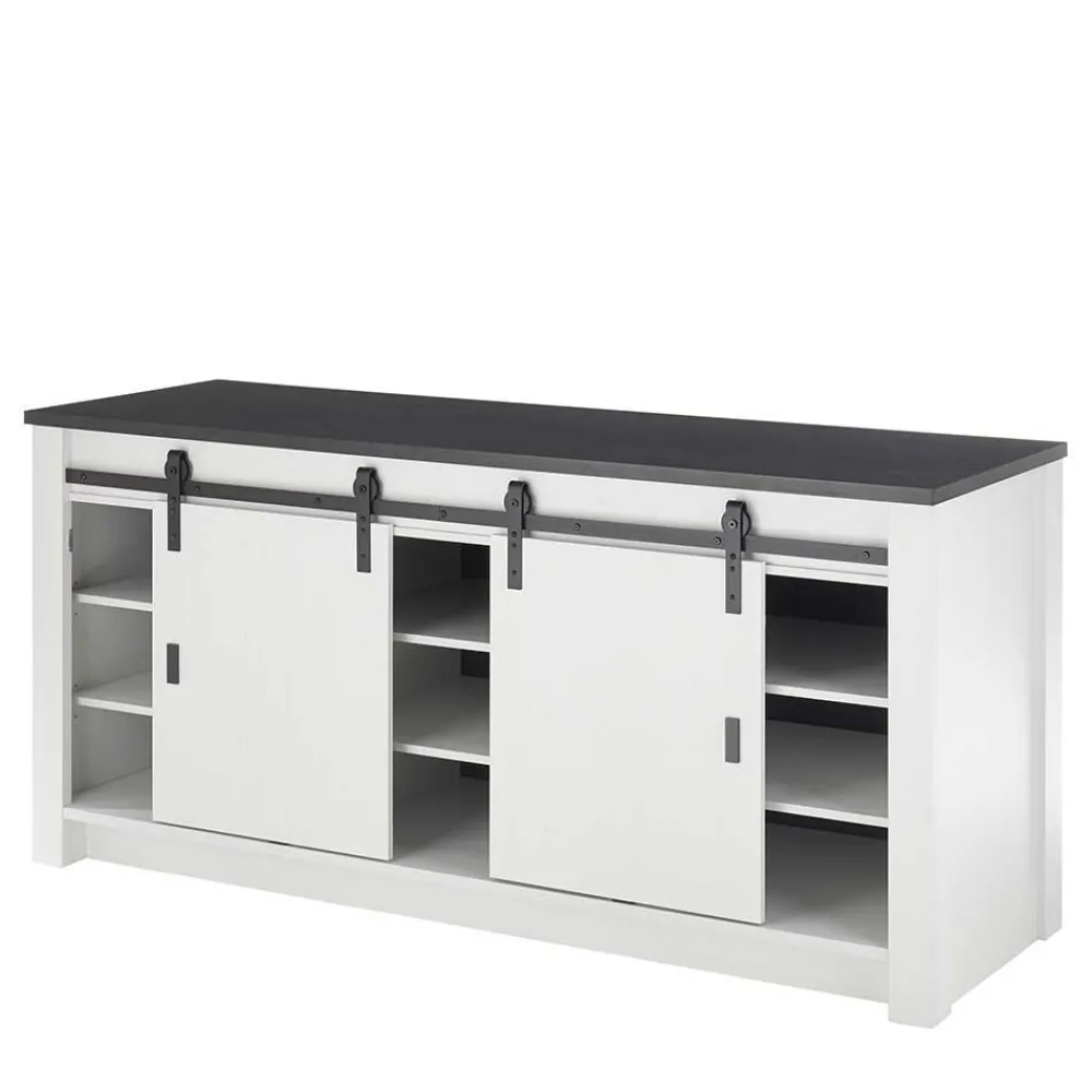 Wohnen Küchenmöbel mit Insel Set - Eture (fünfteilig)