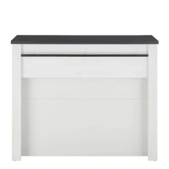 Wohnen Küchenmöbel mit Theke in Weiß & Grau - Eture (sechsteilig)