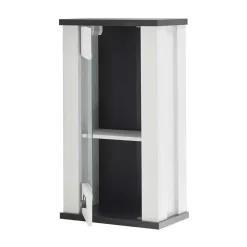 Wohnen Küchenmöbel mit Theke in Weiß & Grau - Eture (sechsteilig)