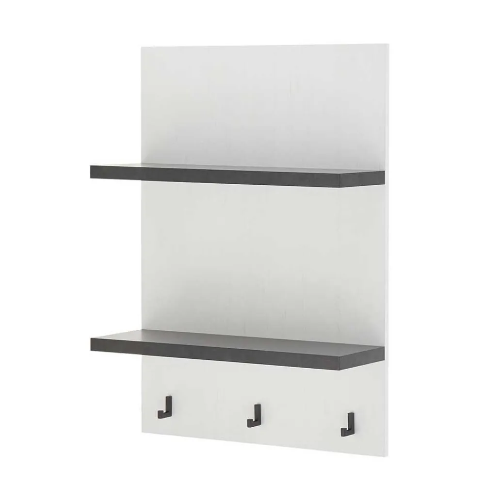 Wohnen Küchenmöbel mit Theke in Weiß & Grau - Eture (sechsteilig)