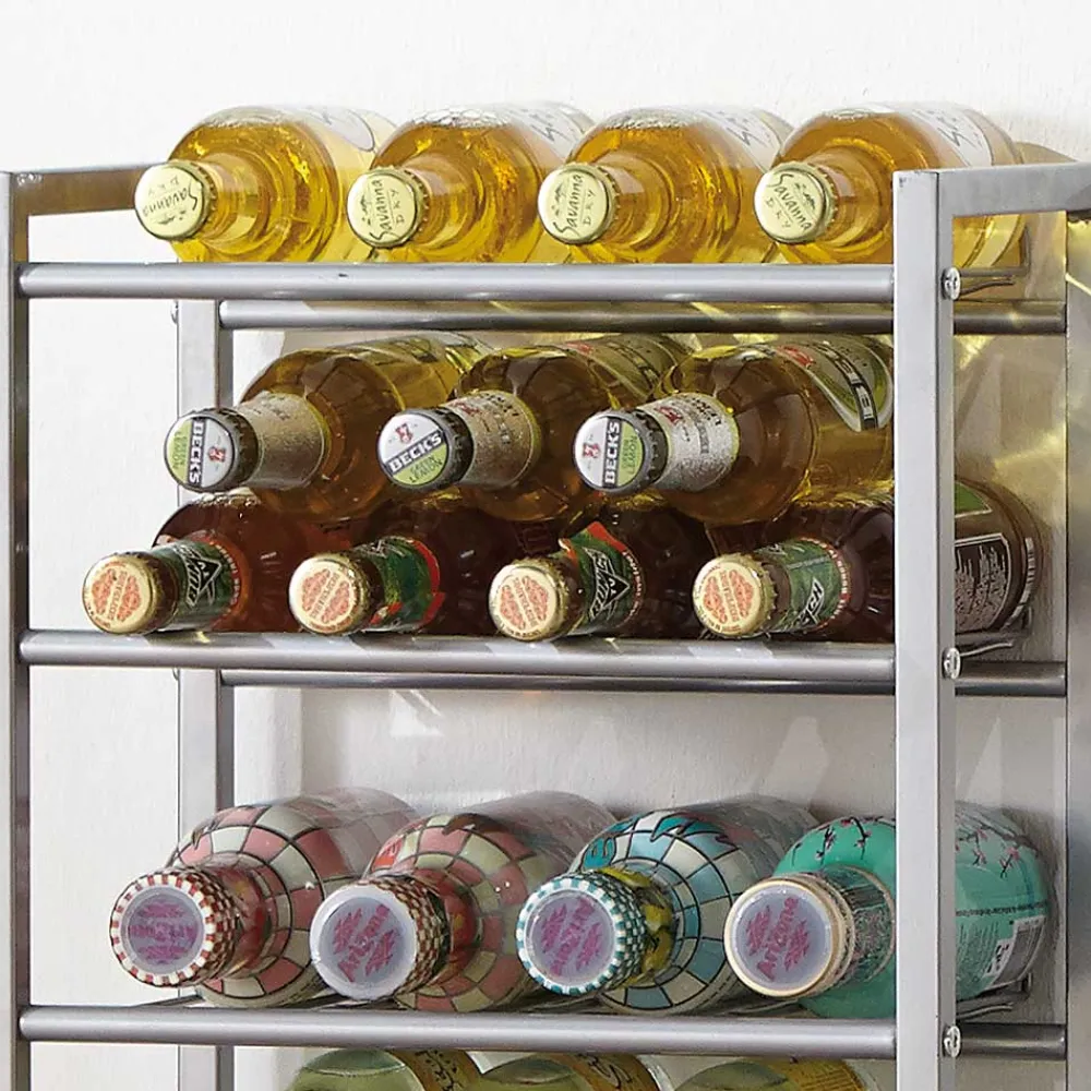 Wohnen Küchenregal Rom für Flaschen