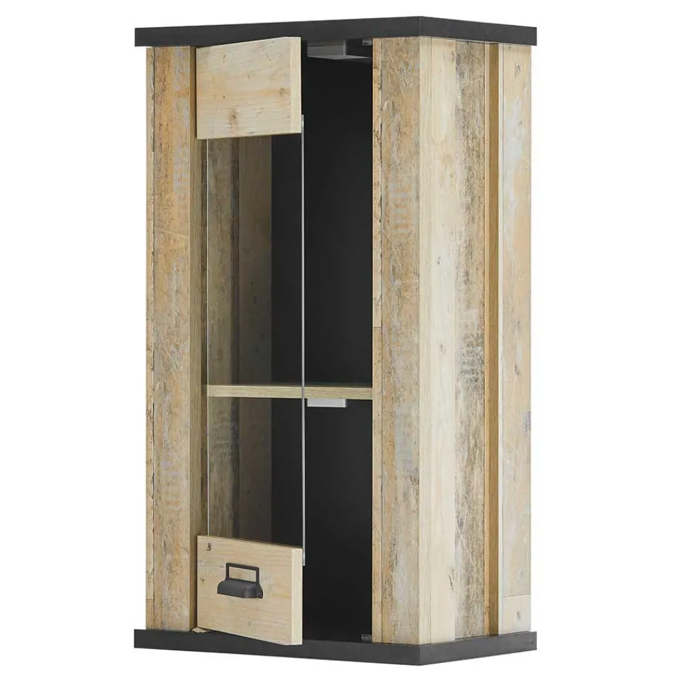 Wohnen Küche Komplett|Küchenzeilen*Küchenschränke & Regal in Altholz Optik - Garisa (vierteilig)