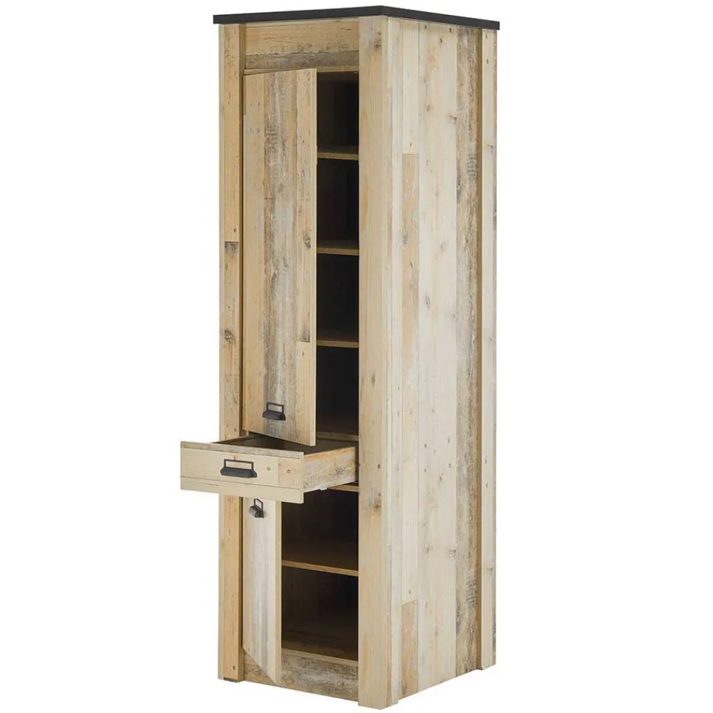 Wohnen Küche Komplett|Küchenzeilen*Küchenschränke & Regal in Altholz Optik - Garisa (vierteilig)