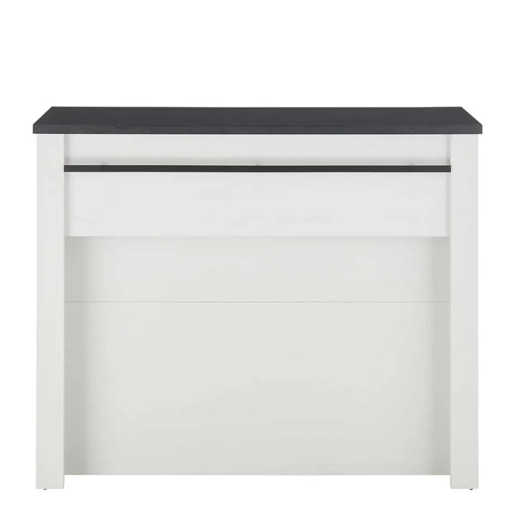 Wohnen Küchentheke in Weiß und Anthrazit - Eture