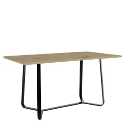 Wohnen Küchentisch in Holzoptik Wildeiche - Ofarello