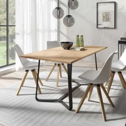 Wohnen Küchentisch in Holzoptik Wildeiche - Ofarello