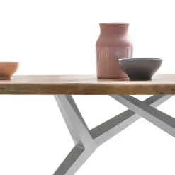 Wohnen Graue Möbel|Naturholzmöbel*Küchentisch mit Holzplatte Mango - Ciacova