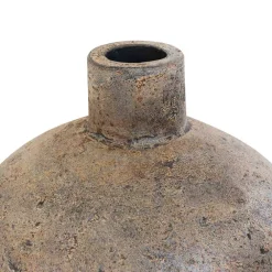 Wohnen Vasen*Keramik Blumenvase in Graubraun - Bombasti