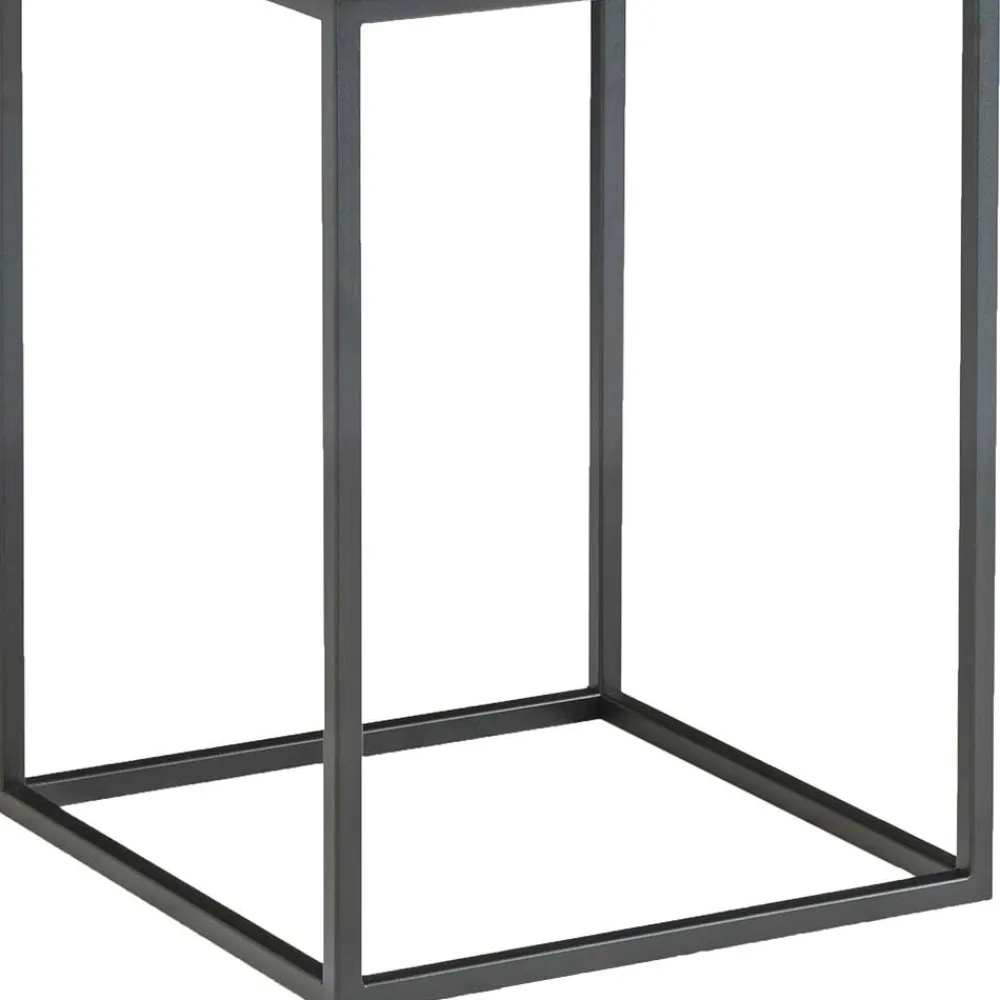 Wohnen Kernbuche Beistelltisch im Würfeldesign - Sidrana