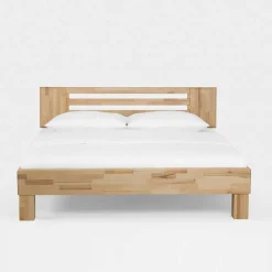 Wohnen Naturholzmöbel|Betten*Kernbuche Bett Issiaco und zwei Nachtschränke (dreiteilig)