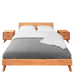 Wohnen Kernbuche Ehebett in Unterlänge - Junola I (dreiteilig)