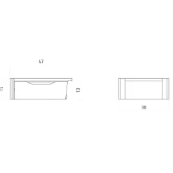 Wohnen Kernbuche Holzbett - kein Kopfteil - Cow